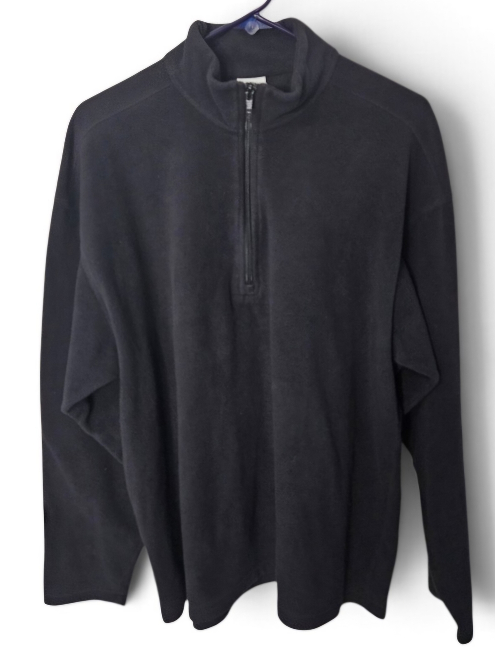 Columbia Men's Black Quarter-Zip Fleece Pullover